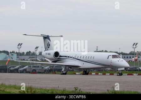 VT-NSG Embraer 135BJ Legacy 600 VSR Aviation Bristol Airport 05/2026 Stockfoto