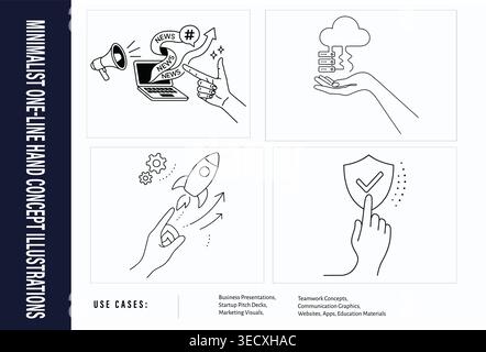 Niedliche Tier-Emoji-Avatar-Kollektion mit lustigen Gesichtsausdrücken, handgezeichnet im Doodle-Stil Stock Vektor