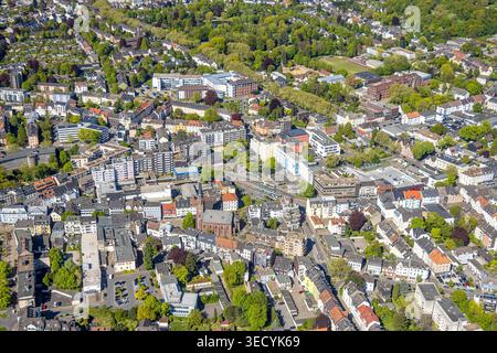 Luftbild, Ortsansicht Stadtteil Wattenscheid, Bochum, Sauerland, Nordrhein-Westfalen, Deutschland ACHTUNGxMINDESTHONORARx60xEURO *** Luftaufnahme, Landkreis Wattenscheid, Bochum, Sauerland, Nordrhein-Westfalen, Deutschland ATTENTIONxMINDESTHONORARx60xEURO Stockfoto