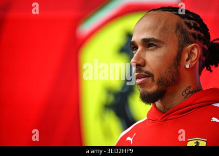 Miami, USA. Mai 2026. Lewis Hamilton (GBR) Scuderia Ferrari. 03.05.2026. Formel-1-Weltmeisterschaft, Rd 4, Miami Grand Prix, Miami, Florida, USA, Wettkampftag. Quelle: James Moy/Alamy Live News Stockfoto