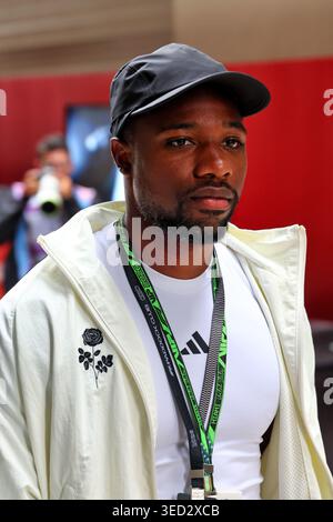 Miami, USA. Mai 2026. Noah Lyles (USA) Athlet. 03.05.2026. Formel-1-Weltmeisterschaft, Rd 4, Miami Grand Prix, Miami, Florida, USA, Wettkampftag. Das Foto sollte lauten: XPB/Alamy Live News. Stockfoto