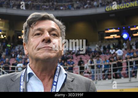 Mailand, Italien. Mai 2026. Nicola Berti während des Spiels der Serie A 2025-2026 zwischen dem FC Internazionale Milano und Parma Calcio 1913 im San Siro Stadion am 3. Mai 2026 in Mailand. Quelle: Unabhängige Fotoagentur/Alamy Live News Stockfoto