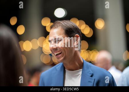 Miami, Usa. Mai 2026. Rafael Nadal vor dem Rennen des F1 Grand Prix von Miami am 2. Mai 2026 in Miami, Florida. Foto: Eliot Blondet/ABACAPRESS.COM Credit: Abaca Press/Alamy Live News Stockfoto