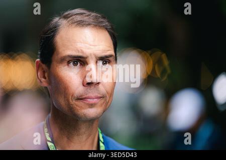 Miami, Usa. Mai 2026. l Nadal (ESP) Tennislegende am Sonntag während des Formel 1 Crypto.com Grand Prix von Miami 2026 im Miami International Autodrome am 3. Mai 2026. Foto: Antoine Lapeyre/ABACAPRESS.COM Credit: Abaca Press/Alamy Live News Stockfoto
