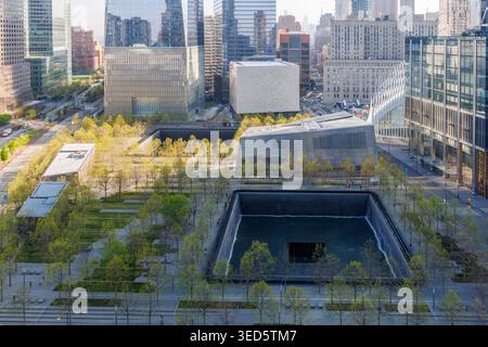 New York, USA - 21. April 2023: 11. September Memorial Stockfoto