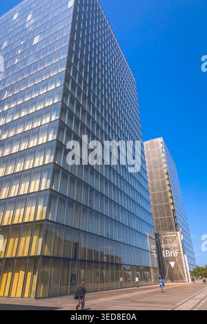 Frankreich, Ile-de-France, Paris, 13. Arrondissement, BNF, Francois-Mitterrand Bibliothek Stockfoto