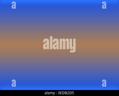 Blauer und orangefarbener Hintergrund mit Farbverlauf. Stockfoto