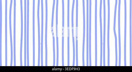 Blaues Aquarell Baby Streifen Hintergrund, Ostermuster, kindliches Check Textil, Streifen linische Farbe Stock Vektor