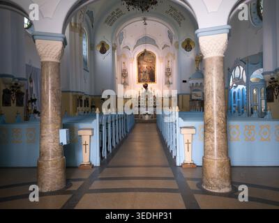 Die Blaue Kirche in Bratislava/Slowakei Stockfoto