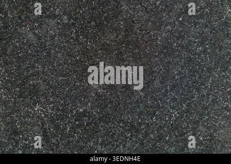 Dunkle Faserfilz-Textur, Nahaufnahme. Stockfoto
