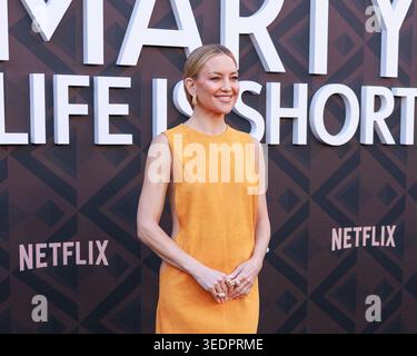Los Angeles, Usa. Mai 2026. Kate Hudson nimmt am 6. Mai 2026 in Los Angeles an der Premiere von Netflix's „Marty, Life is Short“ im Egyptian Theatre Hollywood Teil. Quelle: SIPA USA/Alamy Live News Stockfoto