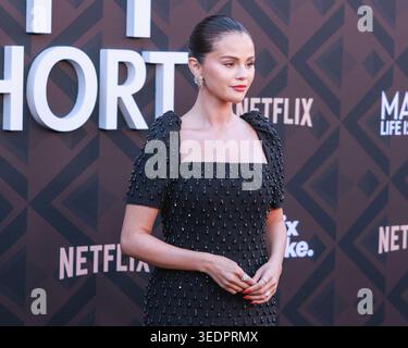 Los Angeles, Usa. Mai 2026. Selena Gomez nimmt am 6. Mai 2026 in Los Angeles an der Premiere von Netflix's „Marty, Life is Short“ im Egyptian Theatre Hollywood Teil. Quelle: SIPA USA/Alamy Live News Stockfoto