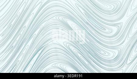 Ein faszinierender abstrakter Hintergrund mit wirbelnden blauen Mustern, die an Meereswellen erinnern, perfekt für moderne und künstlerische Designs. Stockfoto