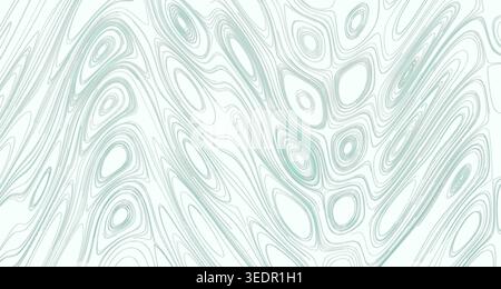 Ein abstraktes Bild mit wirbelnden, marmorierten Mustern in Aqua- und Grüntönen, ideal für Hintergründe oder Texturen in modernen Designprojekten. Stockfoto