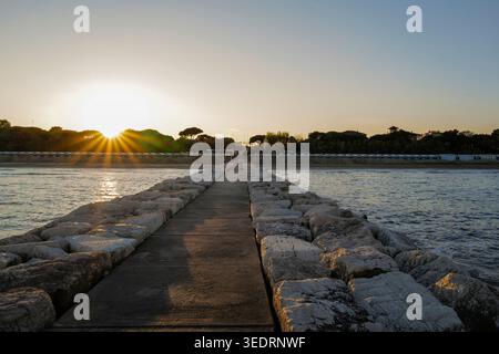 Venedig, Italien. Lido di Venezia Stockfoto