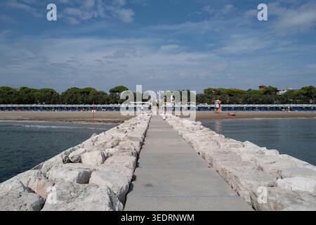 Venedig, Italien. Lido di Venezia Stockfoto