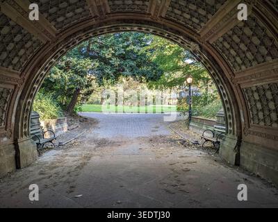 Prospect Park Tunnel in brooklyn Stockfoto