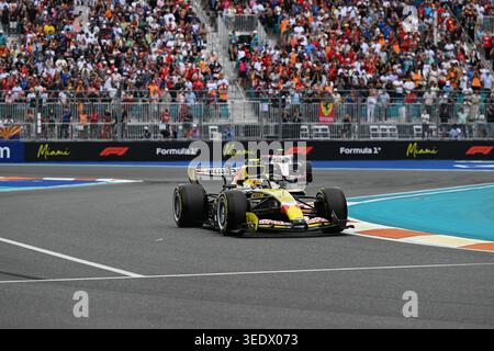 Vereinigte Staaten von Amerika, Miami, 3. Mai 2026, Liam Lawson, Racing Bulls, während des F1 Race Day, Copyright Marco Talluto/Alamy Live News Stockfoto