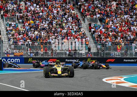 Vereinigte Staaten von Amerika, Miami, 3. Mai 2026, Liam Lawson, Racing Bulls, während des F1 Race Day, Copyright Marco Talluto/Alamy Live News Stockfoto