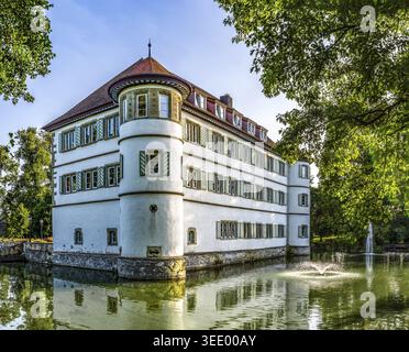 Bad Rappenau, Blick auf das Wasserschloss von NEIN Stockfoto