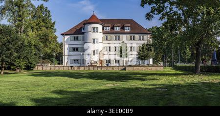Bad Rappenau, Wasserschloss und Park von SO aus Stockfoto