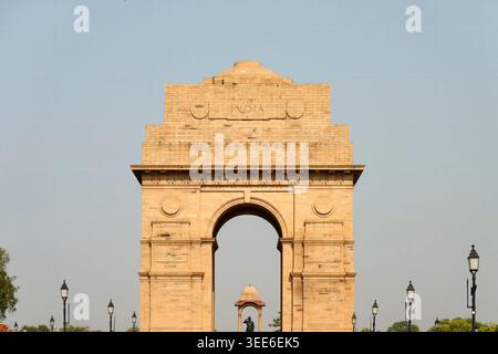 Das India Gate, auch bekannt als All India war Memorial Arch in Neu-Delhi, Indien, Asien Stockfoto