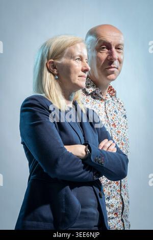 Chris Brookmyre und Marissa Haetzman Stockfoto
