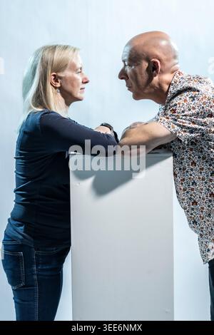 Chris Brookmyre und Marissa Haetzman Stockfoto