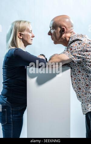 Chris Brookmyre und Marissa Haetzman Stockfoto