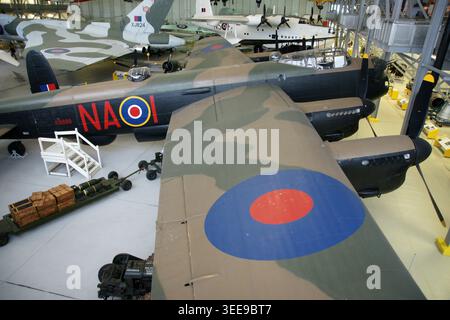 Avro Lancaster KB889, Lancaster Bomber im Imperial war Museum Duxford, Stockfoto