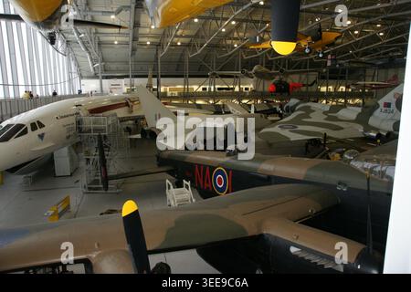Avro Lancaster KB889, Lancaster Bomber im Imperial war Museum Duxford, Stockfoto
