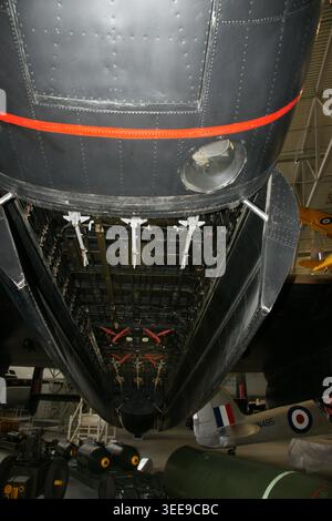 Avro Lancaster KB889, Lancaster Bomber im Imperial war Museum Duxford, Stockfoto