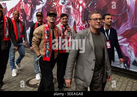 Mai 2026, Red Bull Arena, Leipzig, Deutschland, Bundesliga, RB Leipzig - FC St. Pauli Hamburg. Ralf Rangnick, ehemaliger Coach [Coach] RB Leipzig „Foto © nordphoto GmbH / Alexander Trienitz Stockfoto