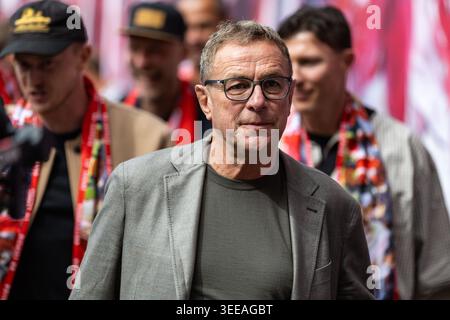 Mai 2026, Red Bull Arena, Leipzig, Deutschland, Bundesliga, RB Leipzig - FC St. Pauli Hamburg. Ralf Rangnick, ehemaliger Coach [Coach] RB Leipzig „Foto © nordphoto GmbH / Alexander Trienitz Stockfoto