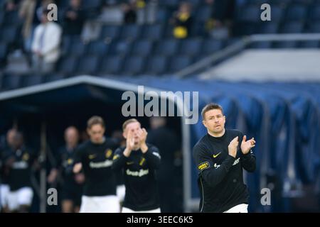 Stockholm, Schweden. Mai 2026. STOCKHOLM, SCHWEDEN - 10. MAI: Mads Thychosen (17) von AIK während des Allsvenskan-Fußballspiels zwischen AIK und Djurgården in der Strawberry Arena in Stockholm, Schweden am 10. Mai. Quelle: SPP Sport Pressefoto. /Alamy Live News Stockfoto