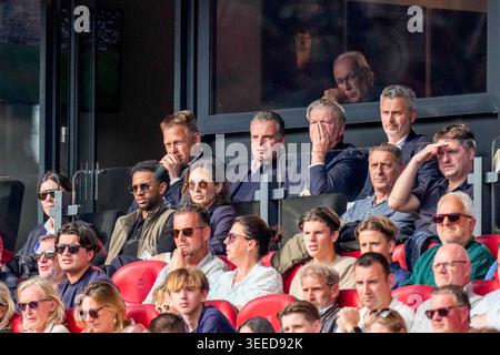 Rotterdam, Niederlande. Mai 2026. ROTTERDAM, NIEDERLANDE - 10. MAI: Dennis te Kloese aus Feyenoord Rotterdam während des niederländischen Eredivisie-Spiels zwischen Feyenoord Rotterdam und AZ Alkmaar in de Kuip am 10. Mai 2026 in Rotterdam, Niederlande. (Foto von Ed van de Pol/Orange Pictures) Credit: Orange Pics BV/Alamy Live News Stockfoto