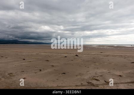 Gronant Beach in Prestatyn, North Wales, Großbritannien. Stockfoto
