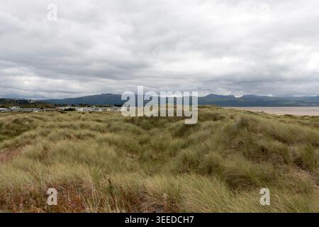 Gronant Beach in Prestatyn, North Wales, Großbritannien. Stockfoto