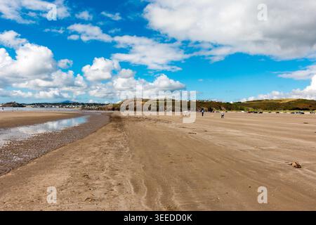 Gronant Beach in Prestatyn, North Wales, Großbritannien. Stockfoto
