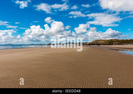 Gronant Beach in Prestatyn, North Wales, Großbritannien. Stockfoto