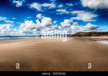 Gronant Beach in Prestatyn, North Wales, Großbritannien. HDR. Stockfoto