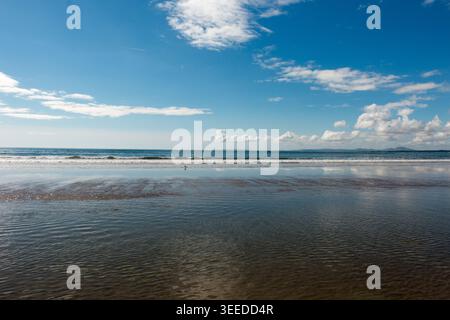 Gronant Beach in Prestatyn, North Wales, Großbritannien. Stockfoto