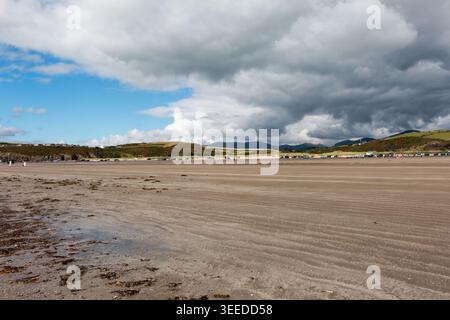 Gronant Beach in Prestatyn, North Wales, Großbritannien. Stockfoto