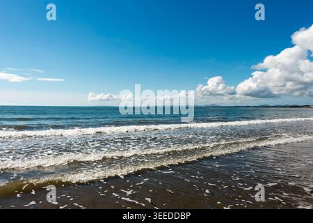 Gronant Beach in Prestatyn, North Wales, Großbritannien. Stockfoto