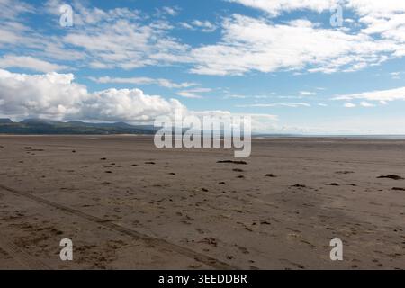 Gronant Beach in Prestatyn, North Wales, Großbritannien. Stockfoto