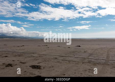 Gronant Beach in Prestatyn, North Wales, Großbritannien. Stockfoto