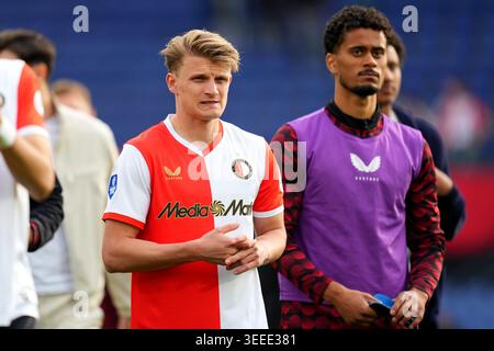 Rotterdam, Niederlande. Mai 2026. Rotterdam - SEM Steijn von Feyenoord Rotterdam während der 33. Wettkampfrunde der Eredivisie Saison 2025/2026. Das Spiel findet am 10. Mai 2026 in Rotterdam, Niederlande, zwischen Feyenoord Rotterdam und AZ Alkmaar in de Kuip statt. Credit: Box to Box Pictures/Alamy Live News Stockfoto