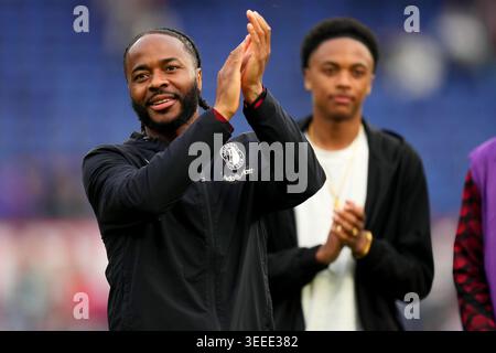 Rotterdam, Niederlande. Mai 2026. Rotterdam - Raheem Sterling von Feyenoord Rotterdam während der 33. Wettkampfrunde der Eredivisie Saison 2025/2026. Das Spiel findet am 10. Mai 2026 in Rotterdam, Niederlande, zwischen Feyenoord Rotterdam und AZ Alkmaar in de Kuip statt. Credit: Box to Box Pictures/Alamy Live News Stockfoto