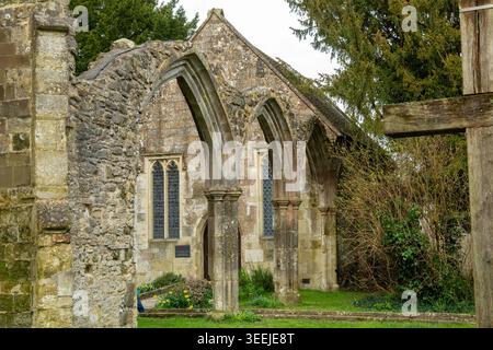 Church of Saint Mary, Wilton Old Church, Wilton, Wiltshire, England Stockfoto