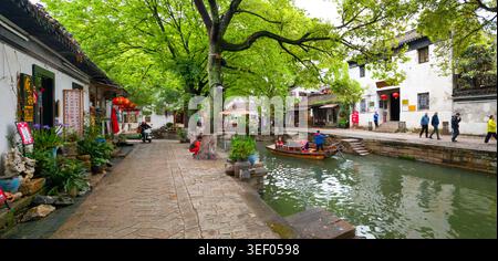 Tongli Water Town in Suzhou, China Stockfoto